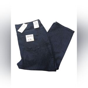 Gloria Vanderbilt Dark Wash Denim Jeans 24W Short Classic Rise NWT